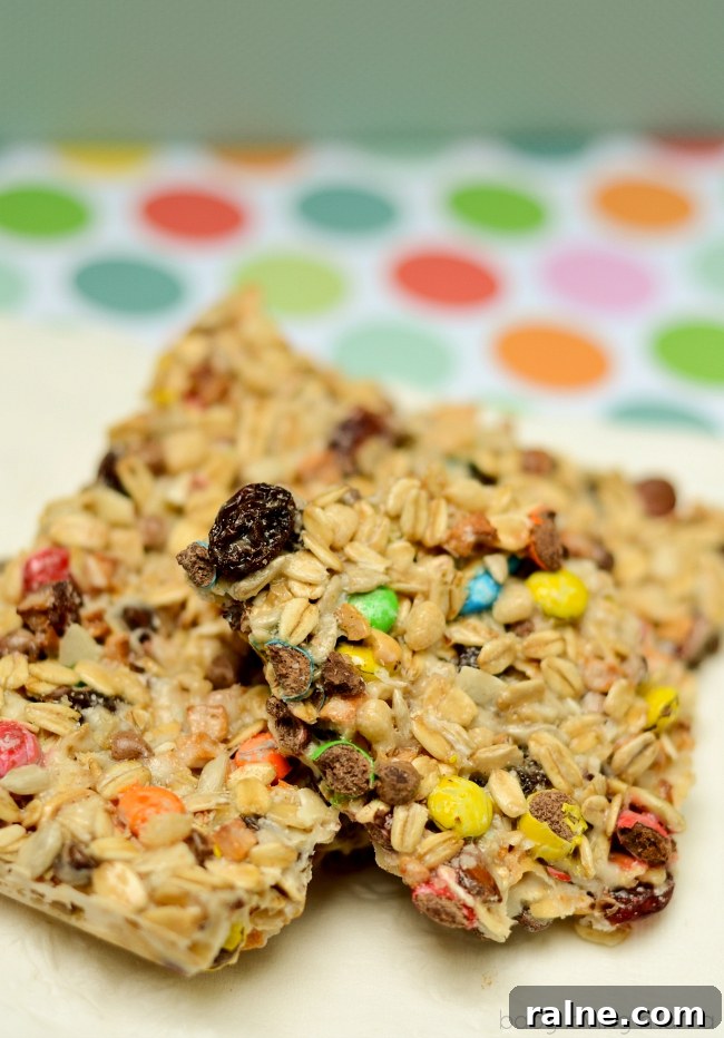 Homemade Trail Mix Granola Bars Recipe for On-the-Go Snacks 4 Trail Mix Granola Bars