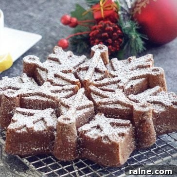 Gluten-Free Dairy-Free Christmas Snowflake Bundt Cake Recipe 5 Holiday Bundt Snowflake Cake - Gluten Free, Dairy Free Recipe