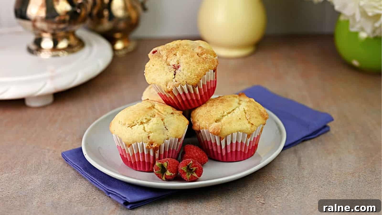 20 Sweet Muffin Recipes You Can Bake Anytime 2 Raspberry White Chocolate Muffins