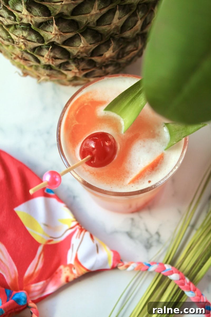 Pineapple Vodka Summer Cocktail: Tropical Fruity Drink Recipe 8 tropical-drinks-with-vodka-summer-martini