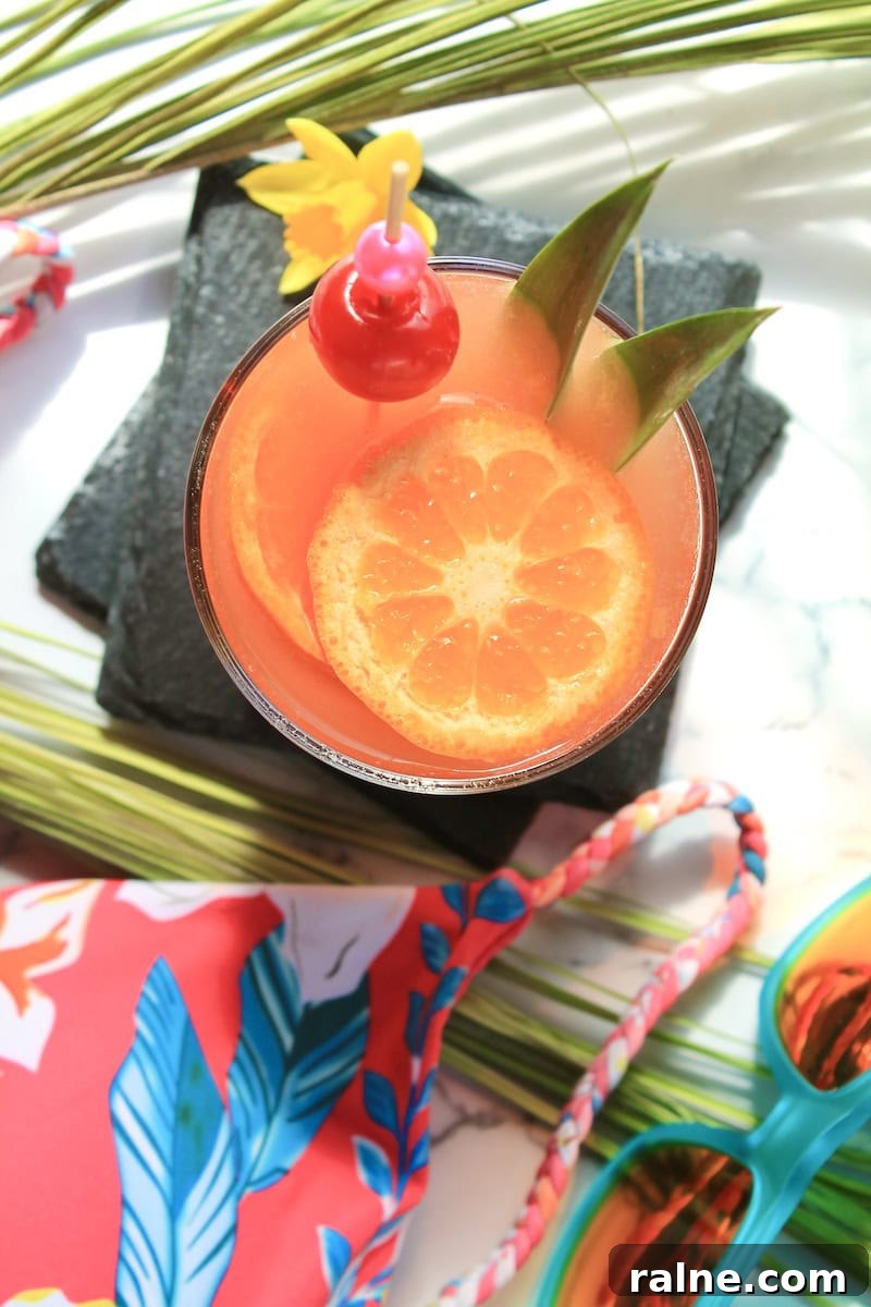 Pineapple Vodka Summer Cocktail: Tropical Fruity Drink Recipe 6 tropical-drinks-with-vodka-summer-martini