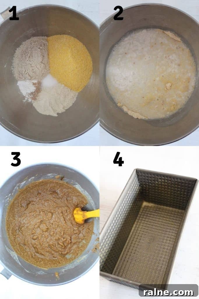 Gluten-Free Brown Bread: Boston and Irish-Style Recipes 6 numbered steps to preparing bread