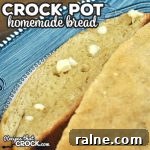 This Homemade Crock Pot Bread is so simple to make! Combine that with the amazing flavor, and you will be making this recipe again and again!