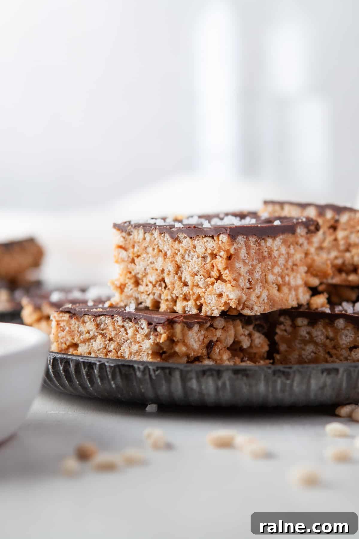 Chocolate Peanut Butter Rice Krispie Treats