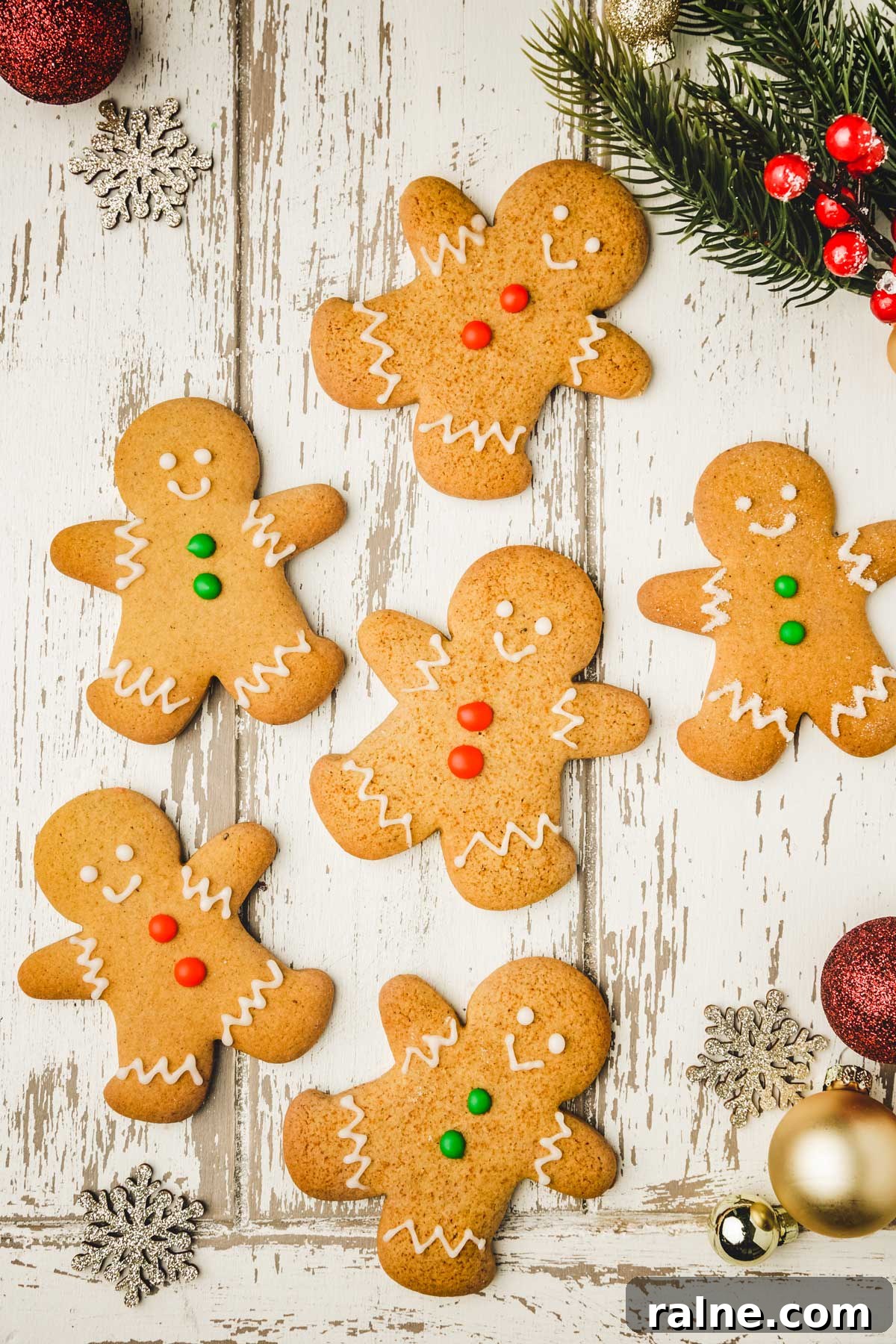 Gingerbread Man Recipe and Decorating Ideas 2 gingerbread man on a table