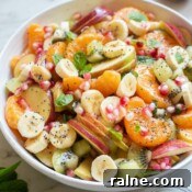 a bowl of fruit salad.