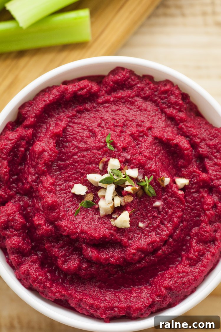 Roasted Beet & Hazelnut Vegetable Dip Recipe 3 Beets wrapped in foil for roasting