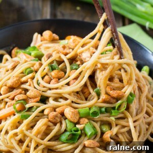Creamy Peanut Sesame Noodles with Scallions and Chili Oil 2 Peanut Sesame Noodles - an easy meal the kids will love.