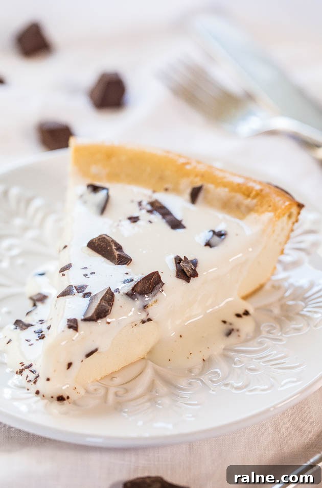 Blender-Batter Self-Crust Cheesecake Recipe That Sets Quickly 3 Crustless cheesecake whole