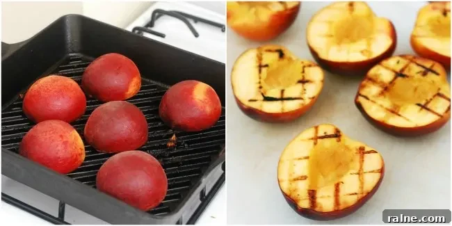 Grilled Peach Salsa Chicken Recipe for Summer BBQs 4 Grilled peach salsa adds a smoky sweet flavor to spiced chicken breasts. Use thin-sliced chicken breasts to cut down on cooking time. #CLBlogger