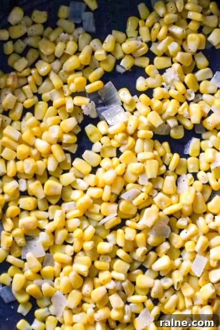 Southern-Style Creamed Corn Recipe: Creamy, Comforting Side Dish 3 corn and onions for creamed corn