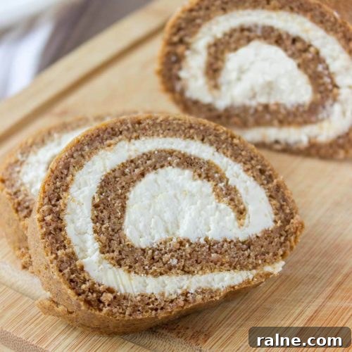 Pumpkin Roll Cake