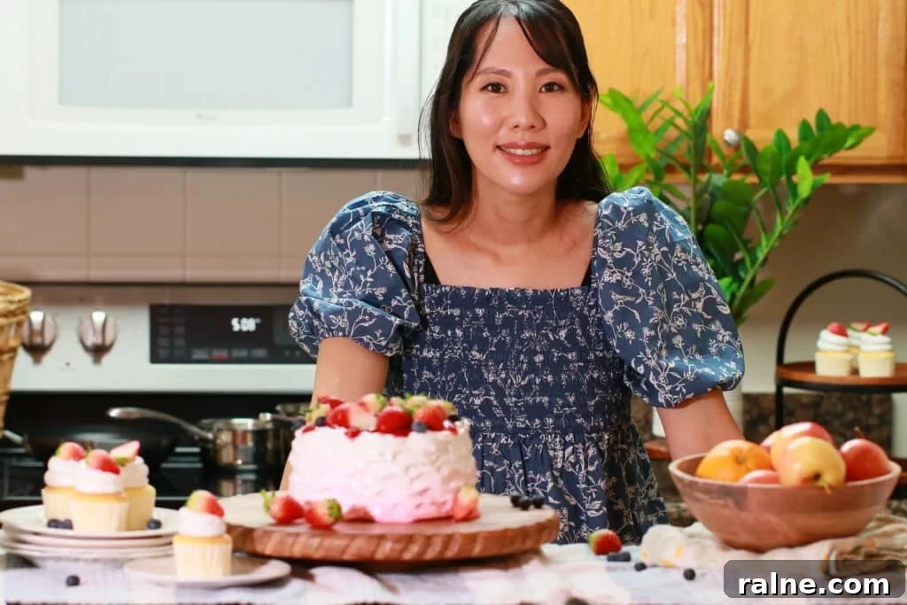 Decadent Strawberry Cream Layer Cake Recipe 28 Aya Caliva, the pastry chef and owner of the website, Pastry Living
