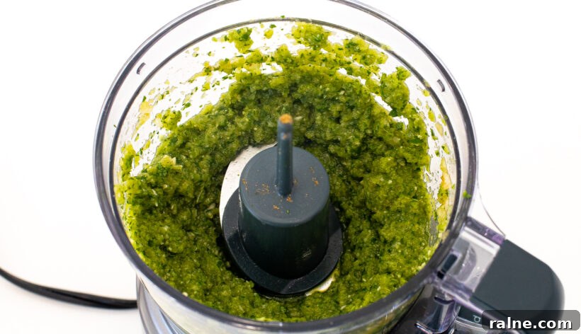 Authentic Latin-Style Chicken and Rice Recipe 5 Sofrito in a food processor.