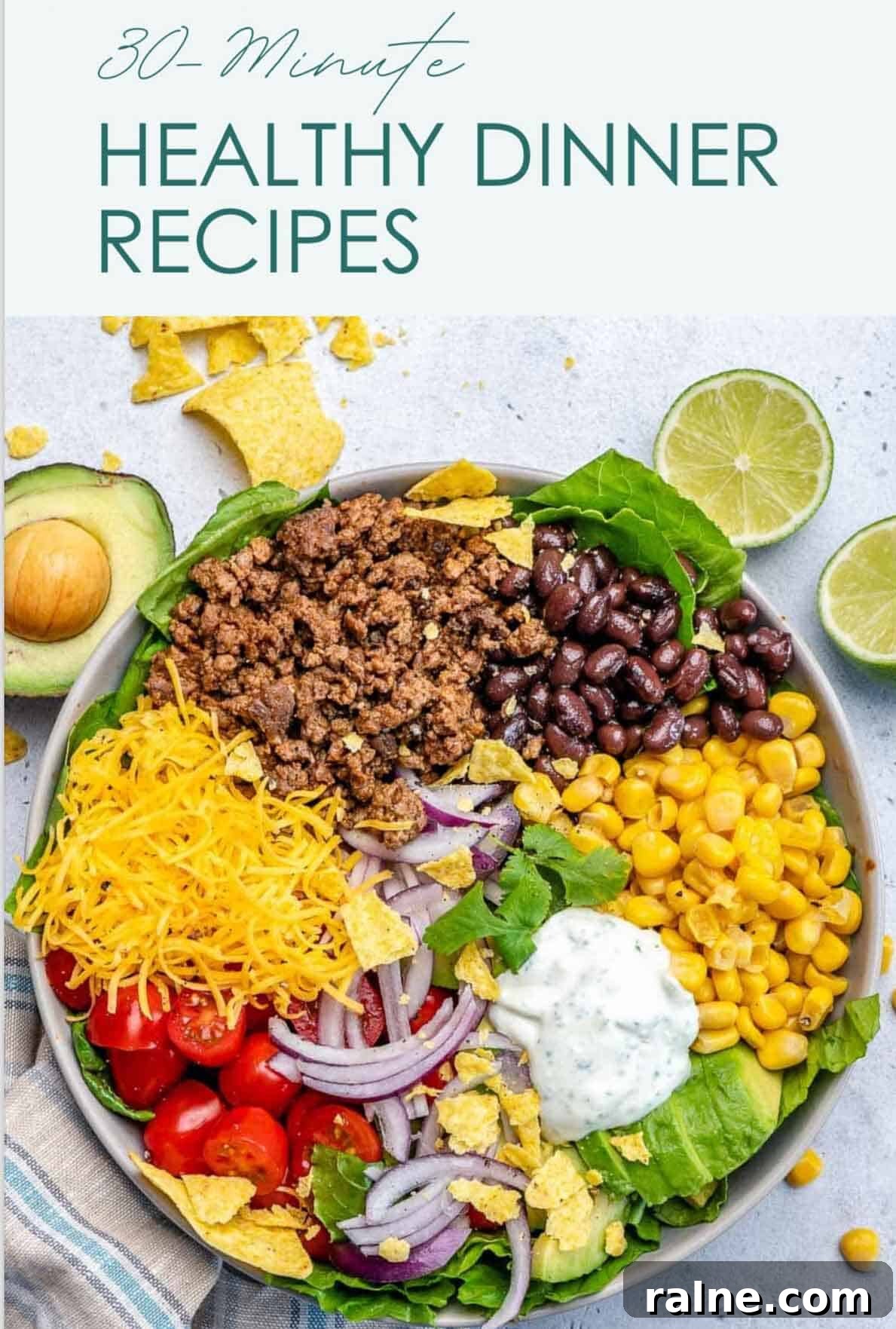 Homemade Italian Seasoning Blend: Simple Recipe for Authentic Flavor 3 ebook cover with taco salad bowl in the image.