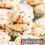 stack of cookies on a wire rack with other cookies around it