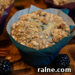 Blackberry Pecan Streusel Muffins Recipe — Sweet Summer Breakfast 2 img 6 5