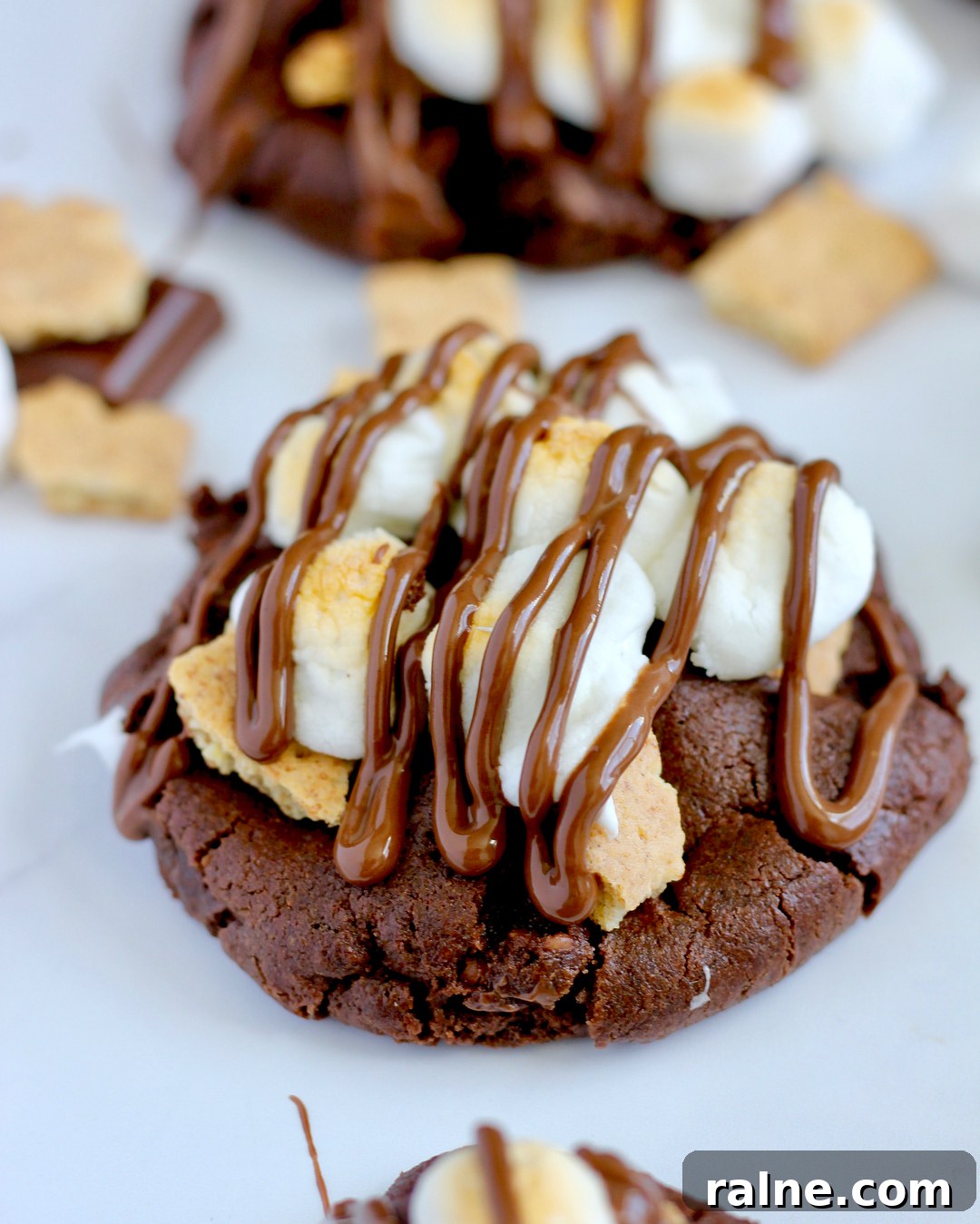 Chocolate Chunk S'mores Cookies Recipe — Gooey Campfire Treat 2 img 703 1