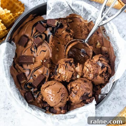 No-Churn Kit-Kat Ice Cream
