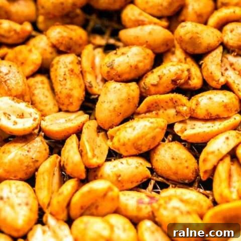 These roasted Air Fryer Peanuts are the best, season with your favorite flavor or just salt. Golden brown and crunchy in less than 15 minutes. Serve as a snack or use in your recipes. Store for a long time. Want to try? Visit fastfoodbistro.com for the full recipe and instructions