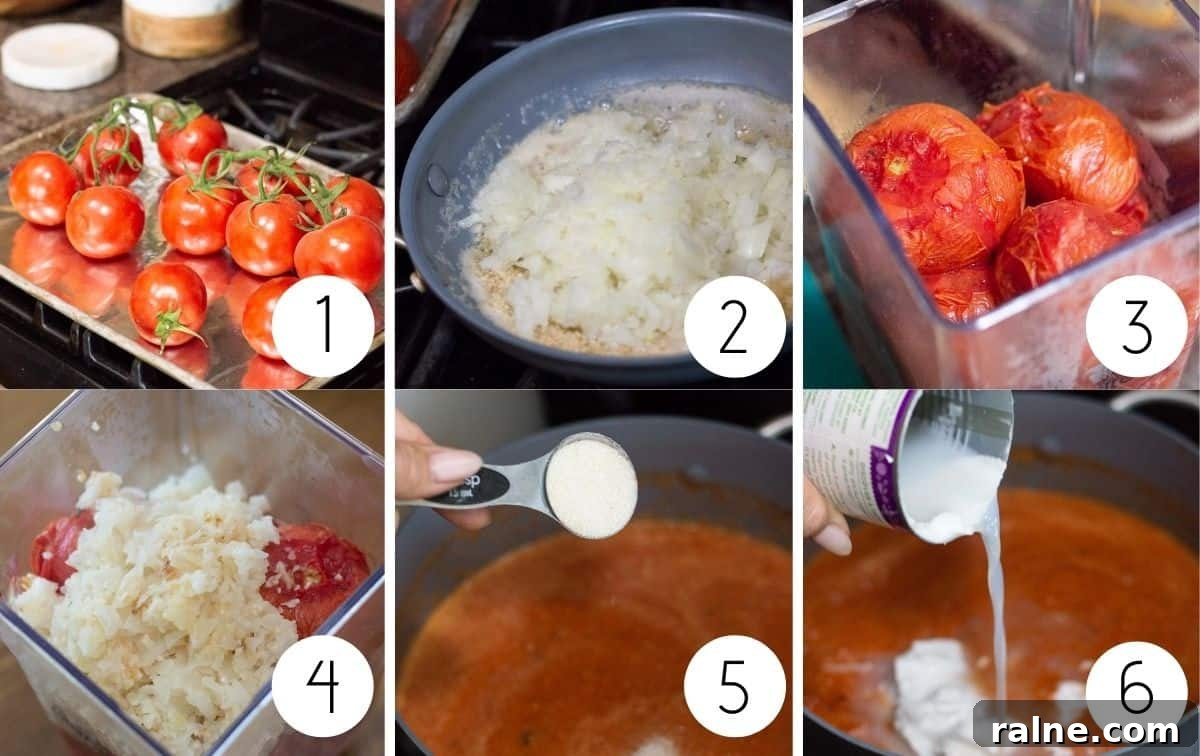 Creamy Dairy-Free Tomato Soup Recipe — Vegan & Comforting 3 Dairy Free Tomato Soup Step-by-Step Instructions