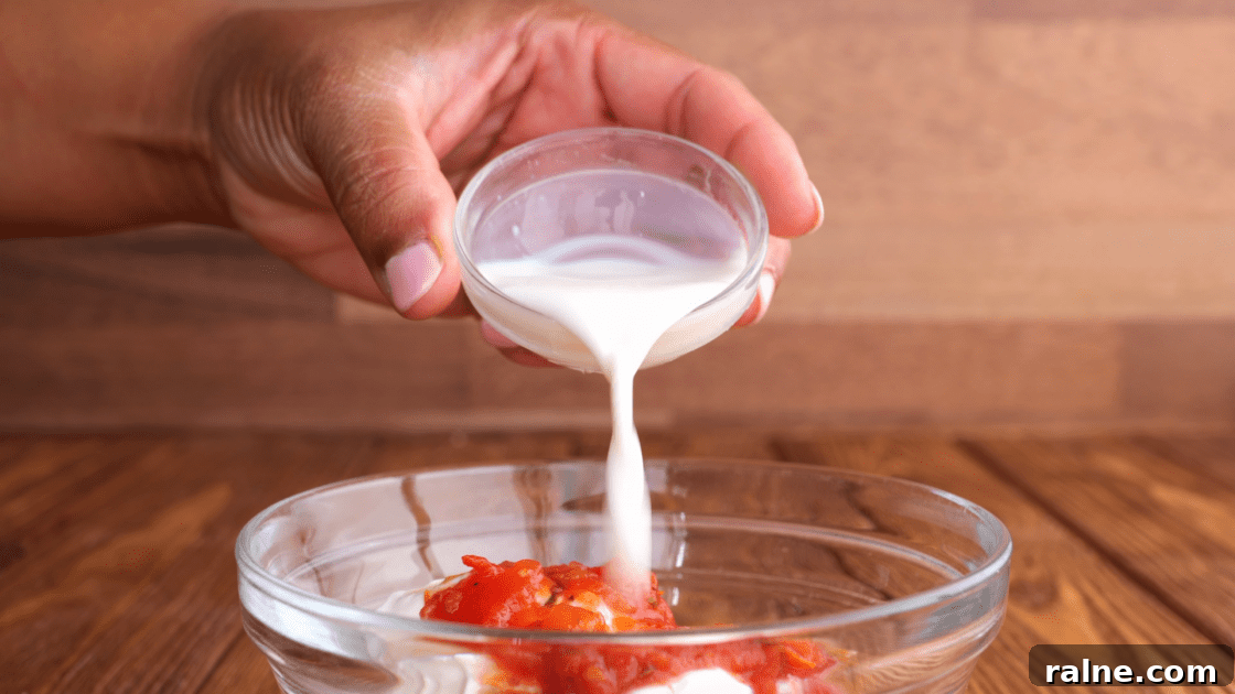 Zesty Lime Chicken Fiesta Recipe for Juicy, Flavor-Packed Dinner 10 Add milk to mixing bowl.