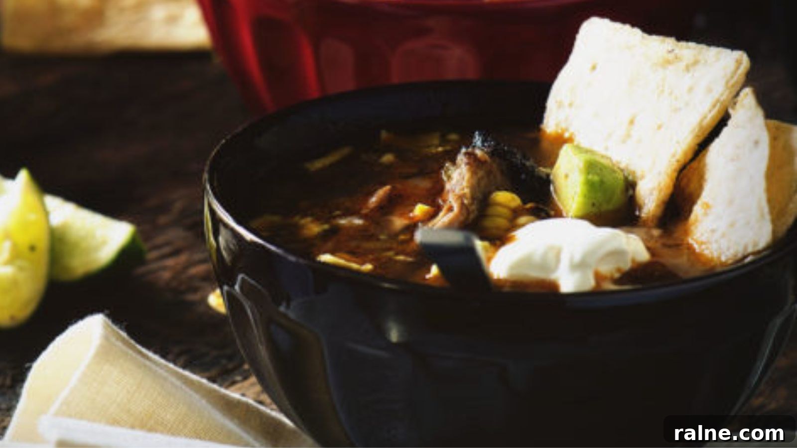 17 Comforting Soup Recipes for Quiet Evenings 12 Tequila tortilla soup featuring grilled chicken pieces and hearty broth.