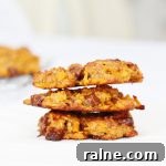 Spiralized sweet potato and chocolate chip cookies