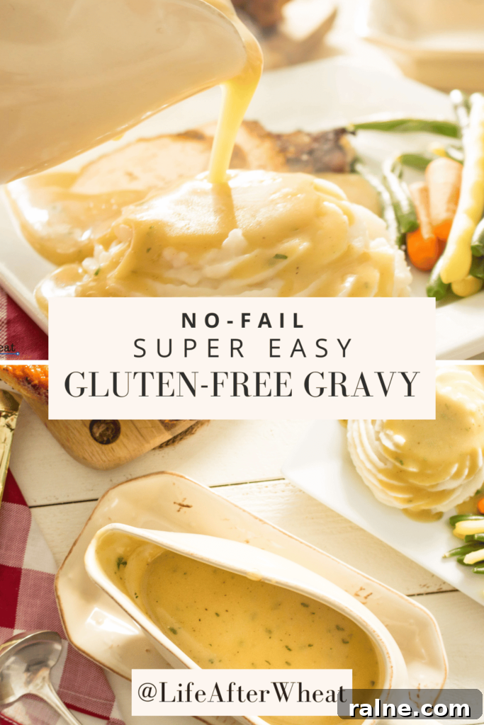 Gluten-Free Dairy-Free Gravy Recipe That Always Works 4 a creamy gravy poured over mashed potatoes