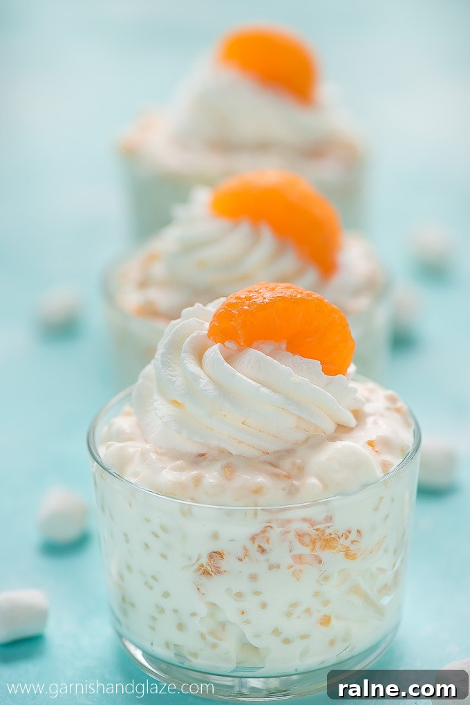 Serve Frog Eye Fruit Salad at your next barbecue for a yummy, sweet, fruit filled side dish that will be the talk of the party.