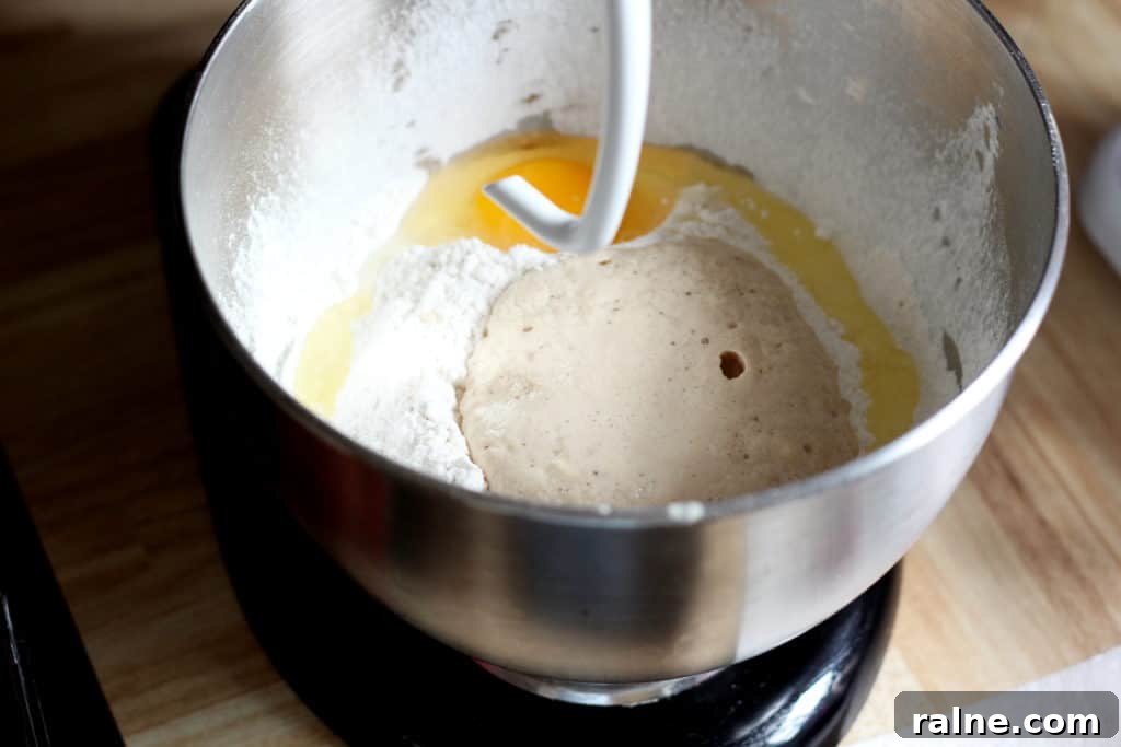 Easter Sweet Brioche Buns (Judas Ropes) 5 Make the dough