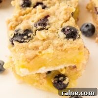 BLUEBERRY LEMON BARS RECIPE