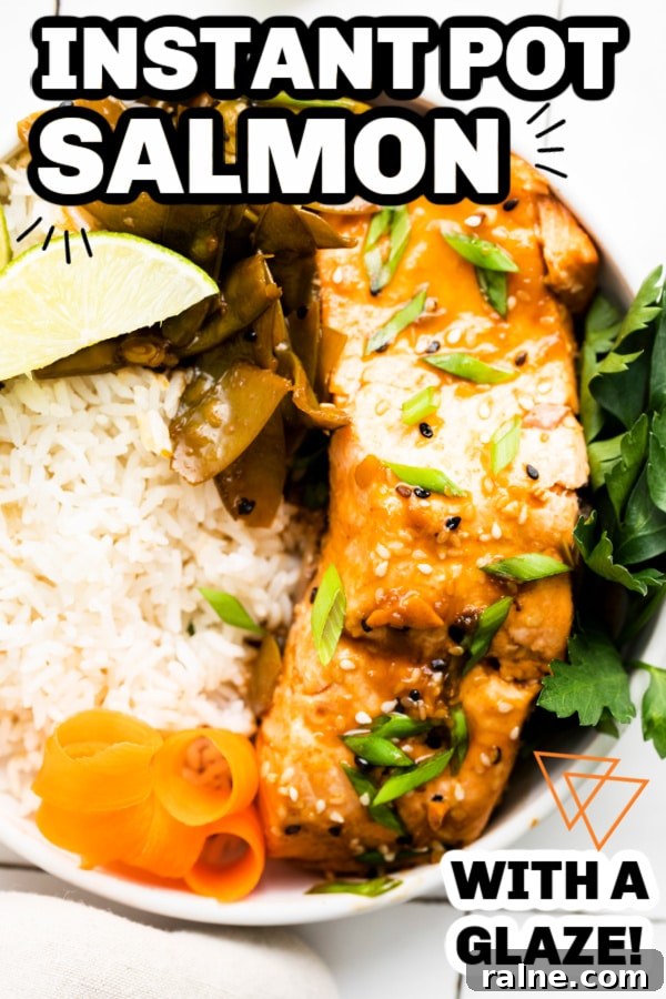 Instant Pot Salmon: Perfect Fresh or Frozen Fillets in Minutes 8 instant pot salmon in a bowl with rice