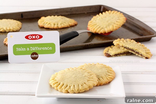 Nutella Dream Pocket Cookies | www.chocolatemoosey.com