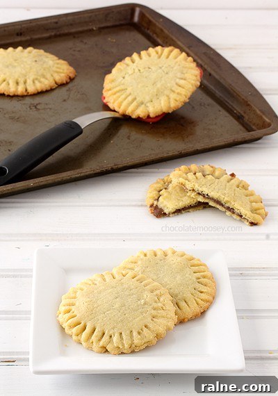 Nutella Dream Pocket Cookies | www.chocolatemoosey.com